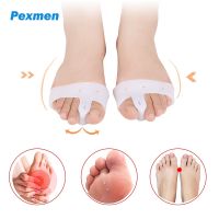 ♈ Pexmen 2Pcs Gel Ball of Foot Cushions Bunion Corrector Metatarsal Pads Hallux Valgus Forefoot Pain Toe Separator Protector