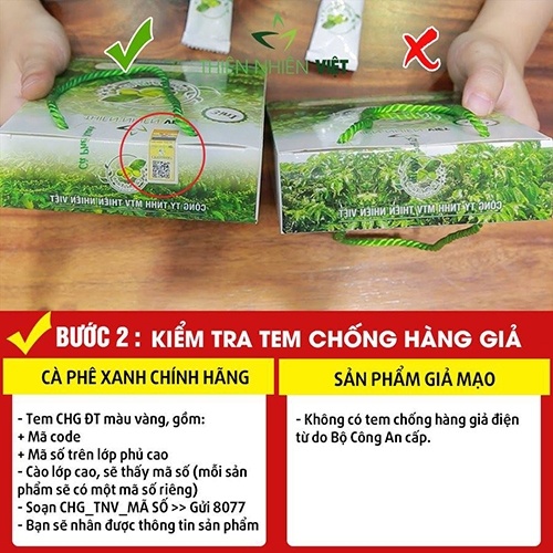 Giá sỉ+ tặng gương mini cà phê xanh thiên nhiên việt chính hãng - hộp 30 - ảnh sản phẩm 4