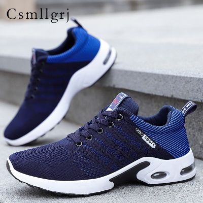 2023 New Men Shoes Sports Shoes Flat Shoes Sports Shoes Mens Mesh Breathable Shoes Casual Tennis Light Mens Running Shoes