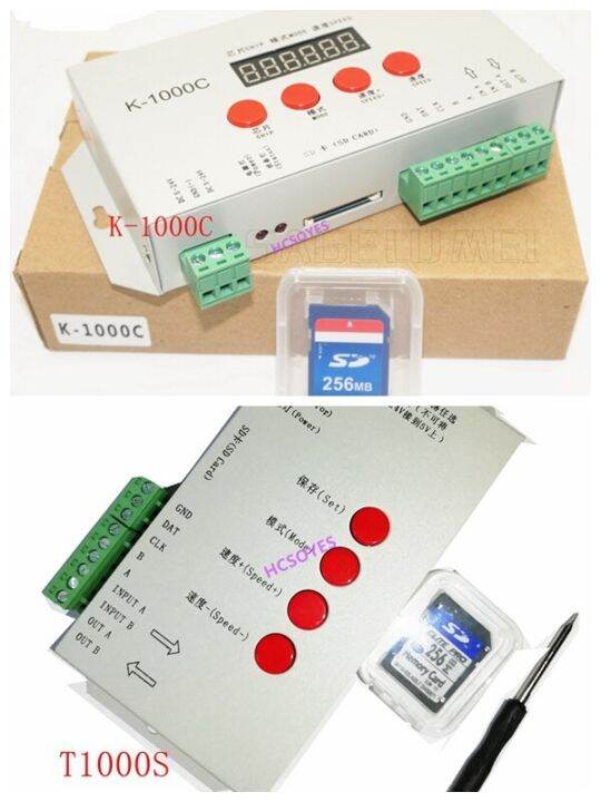 yingke K1000c T1000s Updated Controller K1000c Ws2812b Ws2811 Apa102
