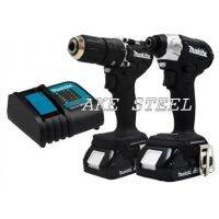 ชุด  DHP487+DTD157 (1.5AHX 2) ดำ MAKITA *แท้  รุ่น DLX2414X7