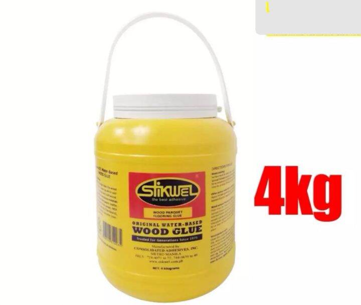 STICKWEL the best adhesives 4 Kilos wood parquet floor glue 1 Gallon