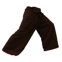 Fisherman Pant กางเกงเลย์สีเลือดนก ผ้าฝ้าย Cotton เป็นกางเกงลำลอง สวมใส่สบาย เก็บปลายทาง