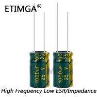 10-20PCS/LOT 25V 1000UF Low ESR/Impedance High Frequency Aluminum Electrolytic Capacitor 1000UF25V 25v1000uf 20% WATTY Electronics