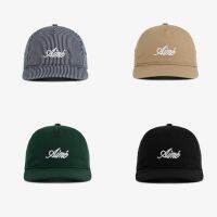 AIME R Simple Letter LGO Classic Casual Wide Brim Cap ปักอเนกประสงค์คนรักหมวกเบสบอลกลางแจ้ง Fashion