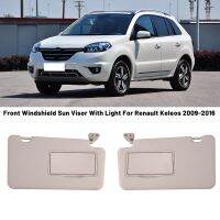 Car Driver Sun Visor Light Baffle Front Windshield Visor Make Up Mirror with Light for Renault Keleos 2009-2016