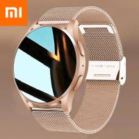 Jam Tangan Sport โทรบลูทูธ Xiaomi 2023สมาร์ทวอท์ชใหม่สำหรับผู้ชายนาฬิกาอัจฉริยะตัวติดตามสุขภาพผู้หญิง IP67กันน้ำสำหรับ Huawei + กล่อง