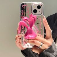 【digitizer】 3D น่ารักจับกระต่ายสาว Tok Griptok แหวนตัวยึดตัวจับเกาหลีสำหรับ Aksesoris iPhone ที่วางโทรศัพท์พับได้