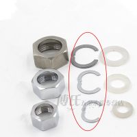 1set stainless steel corrugated gas fittings Female Thread Brass Pipe Hex Head with copper snap ring bellows gas nut 3/4 1/2