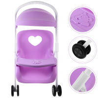 Teniron Doll Stroller Play เกมตุ๊กตารถเข็นเด็กจำลองการเล่นเฟอร์นิเจอร์รถเข็นเด็ก