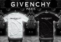 GIVANCHY T-shirt screen design เสื้อยืดสกรีนลายขาวดำโลโก้แบร์น เรียบๆ