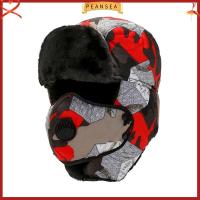 PEANSEA Women Men Cossack Ski Cap Earflap Bonnet Bomber Hats Ushanka Russian หมวกดักสัตว์