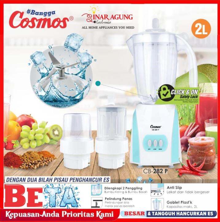 COSMOS Blender Plastik 2 Liter CB-282P RESMI | Lazada Indonesia