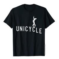 Unicycling เสื้อ Funny Unicycle Rider ของขวัญเสื้อ T เสื้อตลกฟิตเนสผ้าฝ้าย Mens Top เสื้อยืดสบาย...