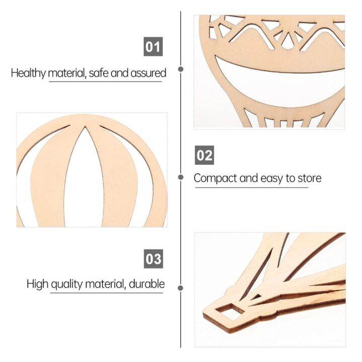 flate-30pcs-ยังไม่เสร็จ-คัตเอาท์ไม้ที่ไม่สมบูรณ์-ไม้สำหรับไม้-4-7x3-1inch-คัตเอาท์เปล่า-รูปทรงลูกโป่งตัดร่อง-รูปทรงบอลลูน-ตัดร่องลูกโป่ง-งานฝีมือศิลปะ-diy