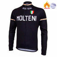 MOLTENI  Winter Fleece New Cycling Jersey Set Mountian Bicycle Clothes Wear Ropa Ciclismo Racing Bike Clothing Cycling Set