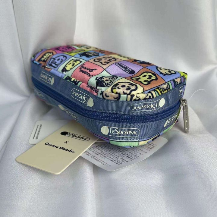 lesportsac-การ์ตูนตารางสีเด็กชายและเด็กหญิงพิมพ์กระเป๋าเครื่องสำอางกระเป๋าคลัทช์กระเป๋าลิปสติกกระเป๋าดินสอ-6511