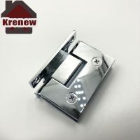 Heavy Duty 90 Degree Glass Door Cupboard Showcase Clamp Glass Shower Doors Hinge Replacement Part Wall-to-GlassStainless Steel