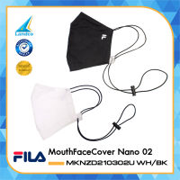 Fila ผ้าปิดปาก หน้ากากผ้า Mask Mouth FaceCover Nano 02 MKNZD210302U WH/BK (250)