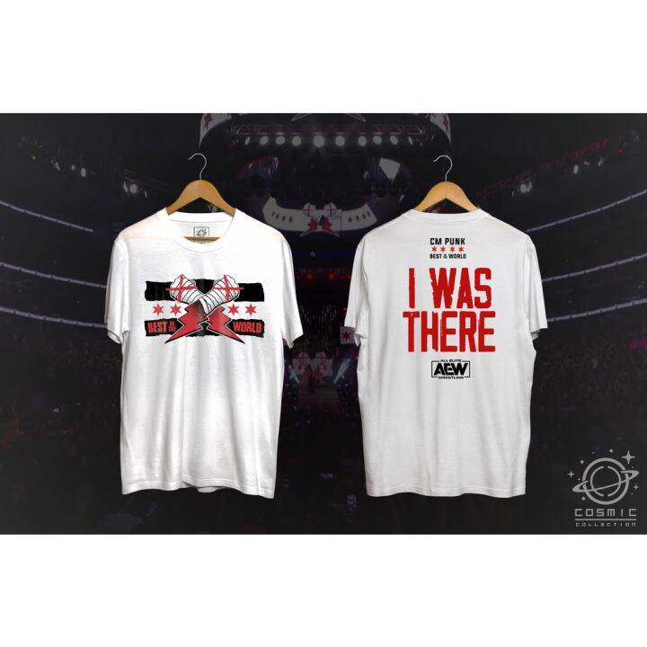 CM Punk (AEW) - I Was There Shirt | Lazada PH