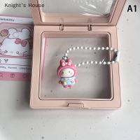 Knights House พวงกุญแจการ์ตูน Cinnamoroll น่ารักพวงกุญแจกระเป๋าเป้สะพายหลังตกแต่งจี้สำหรับสาวๆเทศกาลของขวัญโปรดปราน