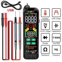 【CW】 USB Digital Multimeter Color Dispaly Multimetre Current Voltage Tester Diode Capacitance Frequency