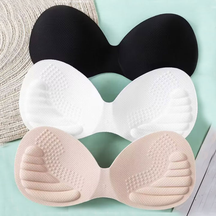 2.5cm Thickness Bra Paddings Chest Pad Inserts Integrated Ultra Soft  Breathable Sponge Bra Cup Pad