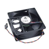 ♈▤ New For Delta EFC0912BF DC12V 0.60A Four Wires Square Cooling Fan