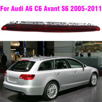 ไฟเบรก3Rd 4F9945097คันไฟเบรค LED สีแดงเพิ่มสูงไฟเบรกดวงที่สามสำหรับรถ Audi A6 Avant C6 S6 2005-2011