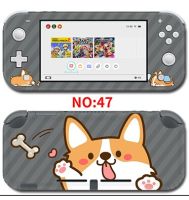 Siberian Husky Dog สติกเกอร์หนังสำหรับ Nintendo Switch Lite รูปลอกตกแต่งสติกเกอร์ปิด