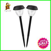 ไฟจัดสวน SOLAR BEC MALTA 0.2 วัตต์ วอร์มไวท์ สีดำSOLAR GARDEN SPIKE LIGHT BEC MALTA 0.2W WARM WHITE BLACK **บริการเก็บเงินปลายทาง**