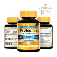 พร้อมส่ง ของแท้ **พร้อมส่ง** NewRhythm Probiotics 50 Billion CFU 20 สายพันธ์ุ,  60 แคปซูล (นิวริทึม โปรไบโอติกส์) จากอเมริกา