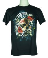 เสื้อวง GUNS N ROSES เสื้อยืด วงดนตรี กันส์แอนด์โรสเซส ไซส์ยุโรป PTD1498