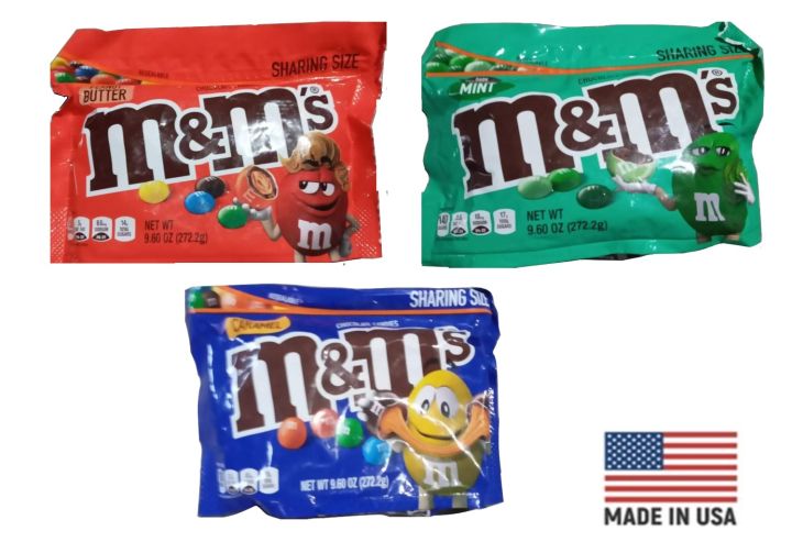 NEW Sealed Dark Chocolate Peanut M&M's 10.10 oz Bag