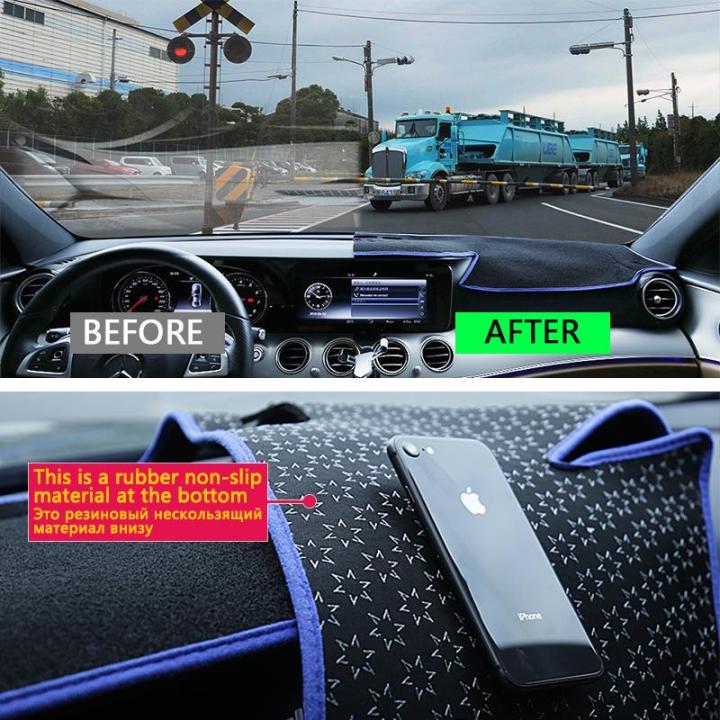สำหรับ-hyundai-creta-ix25-2014-2015-2016-2017-2019-2018ป้องกันการเสื่อกันลื่นแผ่นคลุมแผงหน้าปัดรถยนต์ที่บังแดดพรมแดชแมทอุปกรณ์เสริมรถยนต์