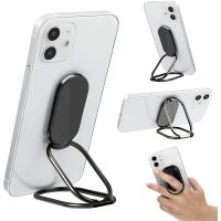 卍▫✠ Cell Phone Ring Holder Stand 360 Degree Rotation Finger Ring Kickstand with Polished Metal Phone Grip for Magnetic Car Mount