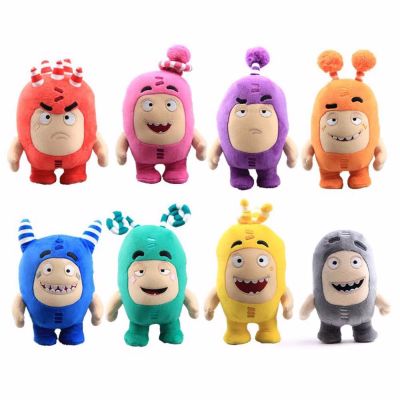 XUECHUANGYING 18cm Kids Gift Figure Toys Slick Fuse Anime Dolls Pogo Plush Dolls Anime Oddbods Stuffed Toys Plush Toys
