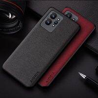 เคสสำหรับ Realme GT 2 Pro GT2 Coque Bussines การออกแบบที่เรียบง่ายฝาปิดโทรศัพท์หนังสิ่งทอที่มีน้ำหนักเบาสำหรับ Realme GT2