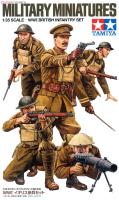 Tamiya 35339 WWI British Infantry Set 135 Scale Plastic Model Figures