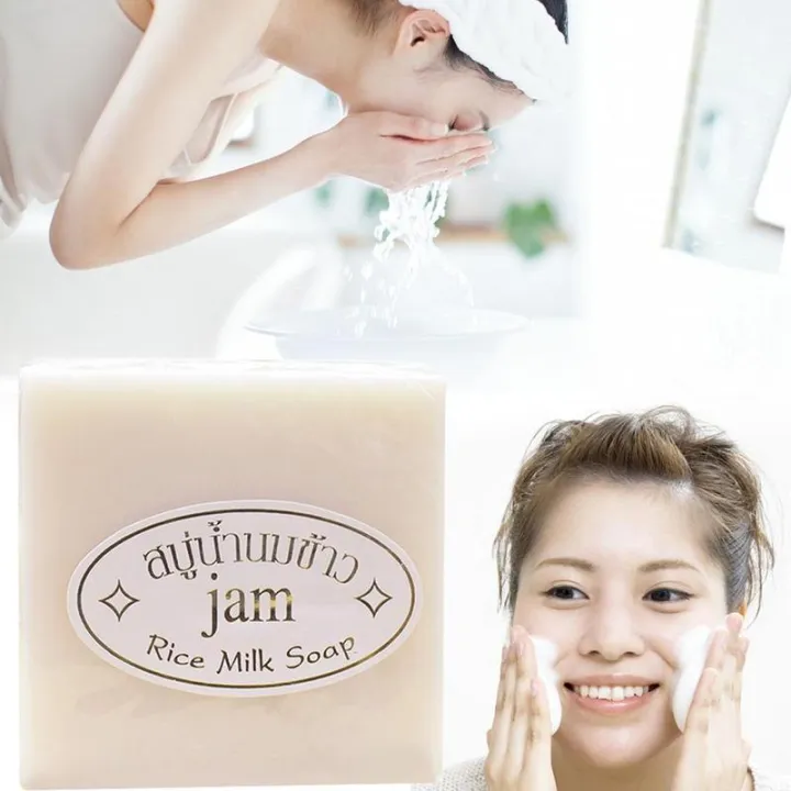 Thailand JAM Rice Milk Soap Original Wholesale Handmade Soap Rice Milk