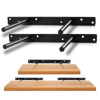 T Type Heavy Duty Furniture Metal Concealed Racks Wall Mount Shelf Storage Invisible Shelf Brackets Support Bench Board
