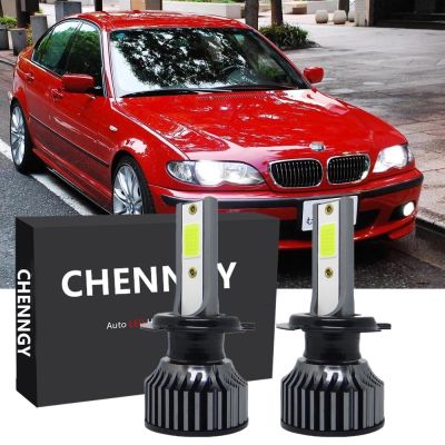 ชุดหลอดไฟหน้า LED P1 12-24V 6000K สีขาว สําหรับ BMW 3-Series (E46) 1999-2005 (1 คู่) 2PCS