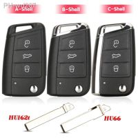 1pc 3 Buttons for Volkswagen VW Golf 7 Sportsvan GTI MK7 Skoda Octavia A7 Seat Flip Folding Smart Remote Car Key Shell Fob