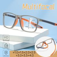 Unisex Multifocal Progressive Reading Glasses Women Men Sports TR90 Anti Blue Light Bifocal Presbyopia Ultralight Eyeglasses