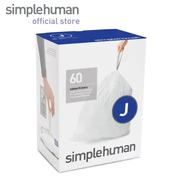 simplehuman Code J Odorsorb Custom Fit Drawstring Odor Absorbing