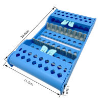 135 ℃ Autoclavable ผู้ถือเครื่องมือทันตกรรมสำหรับ8Pc 4Pc เครื่องมือทันตกรรมกล่องฆ่าเชื้อทันตกรรมกล่องเครื่องมือ