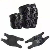 （AT）4ชิ้นเด็ก39; S วัยรุ่นรองเข่านุ่มข้อศอก Padst Roller Skates BalanceRiding OutdoorSafetyGear