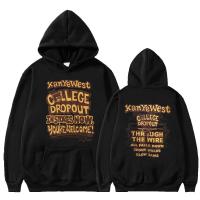 Rapper Kanye West College Dropout Graphic Hoodie MenS Hip Hop Vintage Long Sleeve Oversized Fashion Hoodies Streetwear Unisex Size Xxs-4Xl