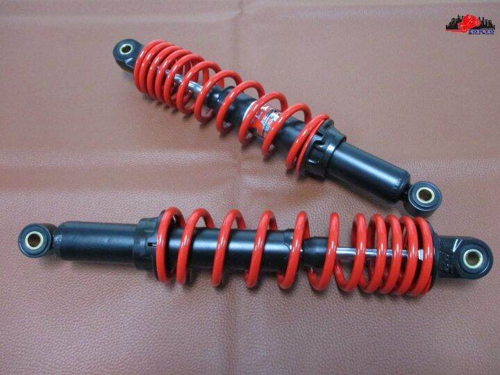 honda-dax-st50-st70-chaly-cr50-cr70-yss-rear-shock-set-pair-black-spring-red-โช๊คอัพ-โช๊คหลัง-กระบอกดำ-สปริงแดง-สินค้าคุณภาพดี