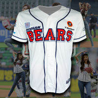 เสื้อเบสบอล ทีม Doosan Bears เสื้อทีม ดูซาน แบร์ส #BB0008 พิมพ์ทั้งตัว เพิ่มเบอร์WON-YONG#4 ได้ ไซส์ S-XL